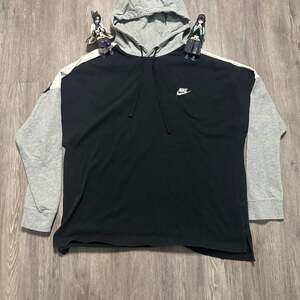 Nike Colorblock Hoodie - Black/Grey/White - Men's Size L - Like New